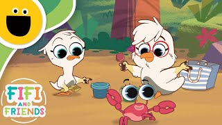 Crab in English & Arabic | Fifi and Friends (Sesame Studios)