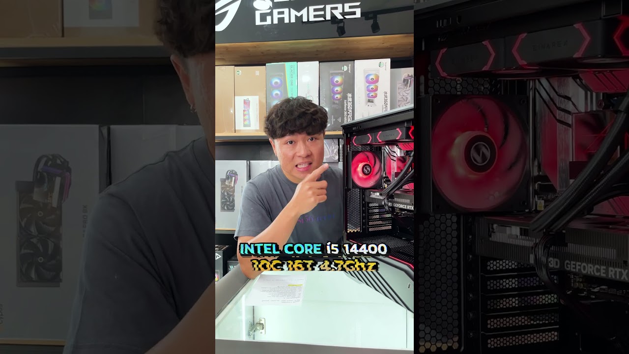 💥🚀คอมประกอบงบ 40k กับสเปคหลัก INTEL CORE 15 14400 x RTX 5060 8GB ราคา 40,990 บาท