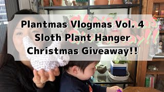 Plantmas Vlogmas Vol.4 Sloth Plant Hanger ナマケモノプラントハンガー