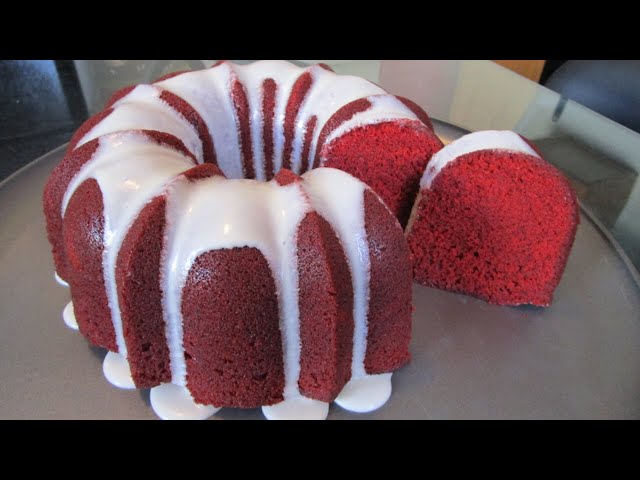 Super MOIST Red Velvet Bundt Cake