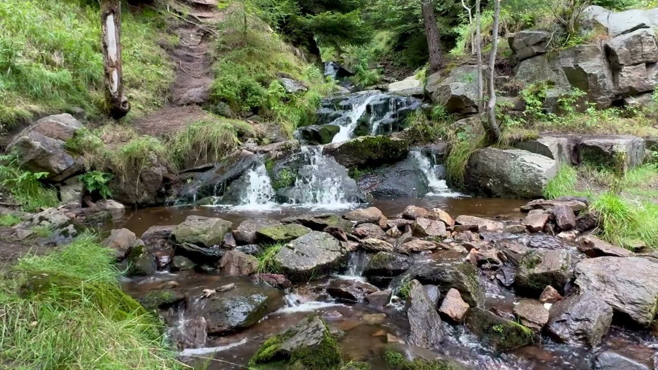 Healing Waterfall 🌊 Chakra & Brain Hemisphere Harmony Meditation Music 🎶✨ Very strong 🧘🏻‍♀️