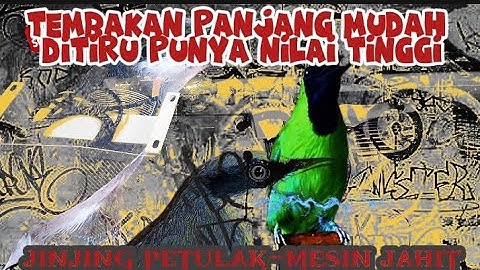 tembakan mesin jahit dan jinjing petulak bikin mewah digantangan