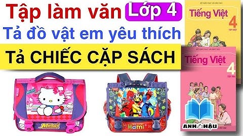 Bài văn tả đồ vật lớp 4 ta chiec cap năm 2024