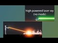 How to make a highpowered laser ray in people playground no mods