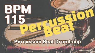 Percussion Beat Drum Loop Practice Tool 115bpm