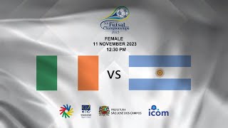 WOMEN -  11/11 - IRELAND VS ARGENTINA