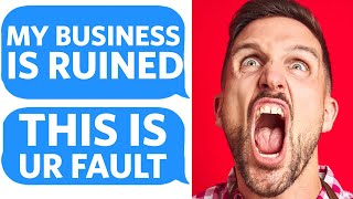 Entitled PC Shop Owner BLAMES his FAILING BUSINESS on ME  Reddit Business Podcast