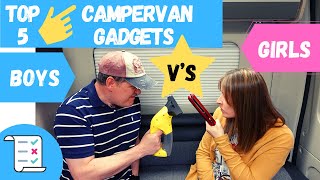 Top 5 Campervan Gadgets - for BOYS and GIRLS!
Classic boys vs girls challenge to determine which gadgets / items / stuff you always want to take or cant live without when you head off on a campervan or motorhome adventure!
PLEASE help us settle our argument by commenting below - BOYS or GIRLS! Also let us know your favourite things to take away with you.
Thanks for watching, if you like the video please click like, leave a comment and subscribe so we can bring you lots more content and adventures.
Filming Equipment:
Sony ZV-1
Rode VideoMicro
If you want to know more about the gadgets, here’s a full list but spoiler alert if you haven’t yet watched the video!
Boys Gadgets:
Torch - O-Light M1X Striker
Karcher WV1
Sony Bluetooth Speaker SRS XB31
Garmin 62s GPS
Super Nintendo Classic
Girls Gadgets:
Dry Shampoo - Girlz Only
Hair Straighteners - Nicky Clarke
Flip Flops - Havaianas
Dog Bag Towel - Pooch Onezee
Ridge Monkey
#BoysvGirls #VantasticAdventures #Top5CampervanGadgets #CampingGadgets #AutoTrail #AutoTrailAdventure65 #Campervan #Motorhome #RidgeMonkey #BorderCollie #Sheepdog Top 5 Campervan Gadgets - for BOYS and GIRLS!