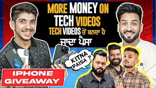 How Much YOUTUBERS EARNS ? More Money in TECH VIDEOS, Ai , YT Shorts etc | Aman Aujla