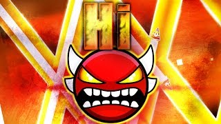 'Hi' 100% Complete (INSANE DEMON)  by Krazyman50  Geometry Dash [2.1]