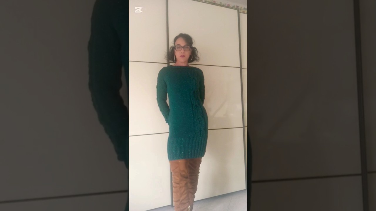 Abito Smeraldo dress crochet lavorato ai ferri tra due giorni il tutorial