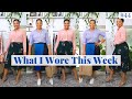 A Week In Pleats | What I Wore This Week #44 | Ann Taylor, Nordstrom, Target, H&M, Banana