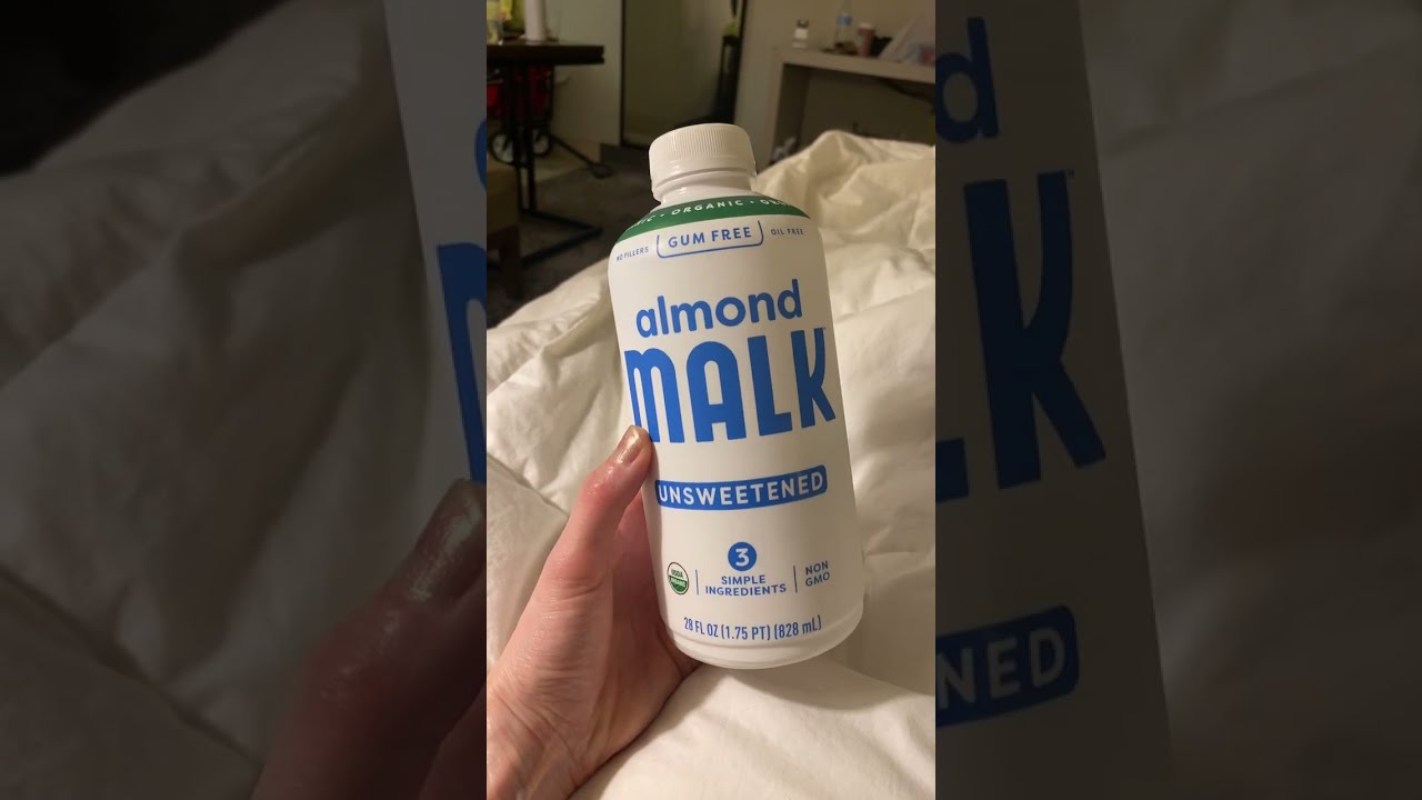 THE BEST ALMOND MILK IN WORLD Almond MALK I M In Heaven Watch My Full Video Review Shorts