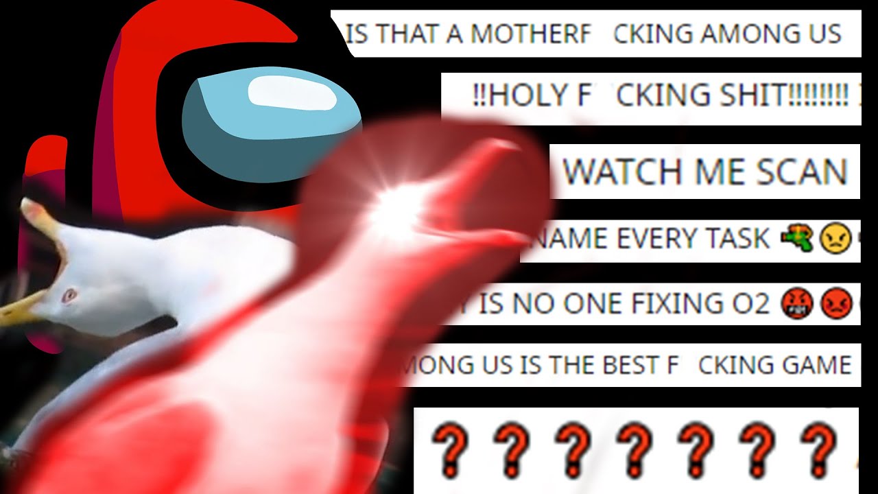 Reading Among Us Copypasta but I'm YELLING YouTube