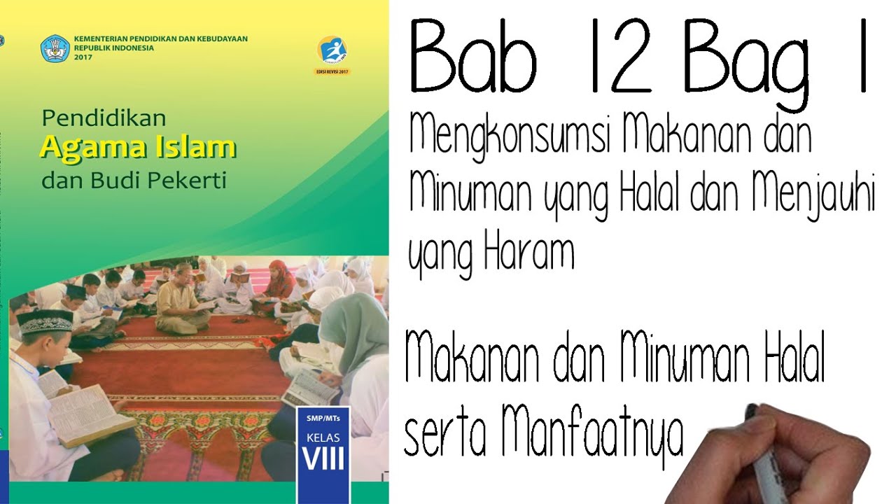 Mengkonsumsi Makanan Minuman Halal & Menjauhi Makanan Minuman Haram - Dengan RPP BDR & Latihan Soal