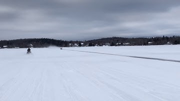 Ski Doo 900 t stage 2 précision efi 216 km radar run dany Theberge