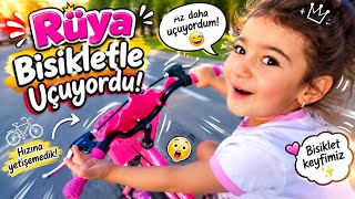 Asel Rüya Bisiklet Sürerken Az Daha Düşüyordu! 😱