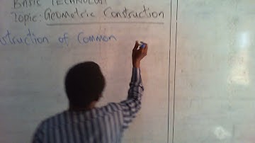 Basic Technology (Geometric Construction) for JSS 2 by Mr. Ayipo