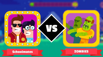 Bowmasters: schoolmates vs zombies Gameplay ||zombie days