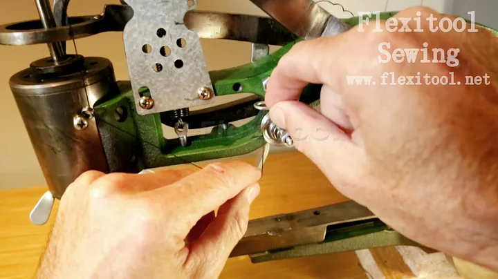 ⑨Adjust Top Thread Tension  Manual Leather Sewing Machine KEKEROSS