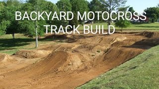 BUILDING A BACKYARD MOTOCROSS TRACK