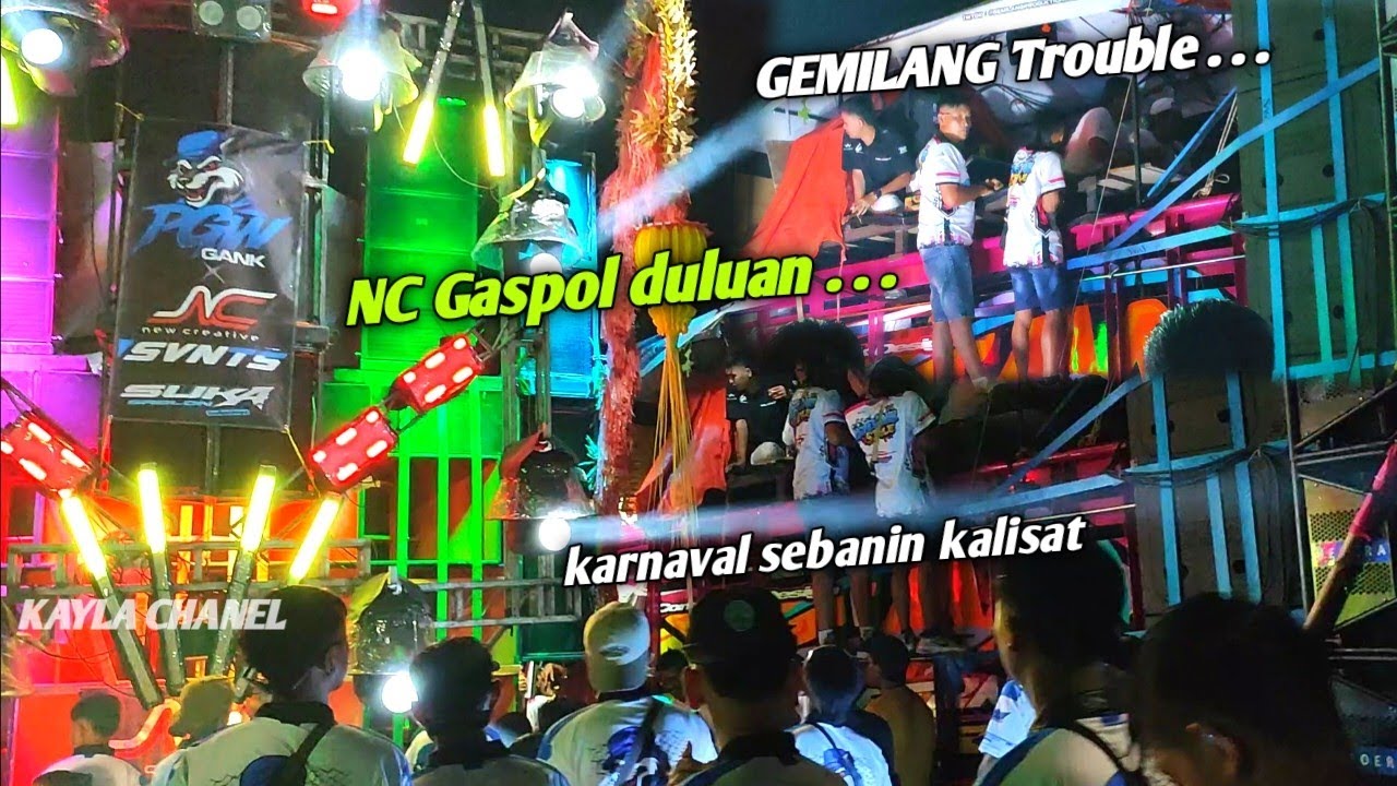 GEMILANG AUDIO Trouble dadakan !!! NEW CREATIVE Start Duluan Karnaval Sebanin Kalisat Jember 