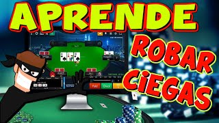 Como Robar ciegas y GANAR dinero - STATS HUD - APRENDER POKER ONLINE ESPAÑOL - smoll10