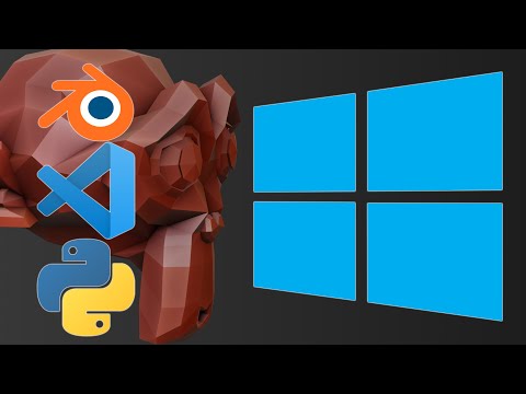 Setting Up VSCode To Use As IDE With Blender In Windows - Blender Python Scripting