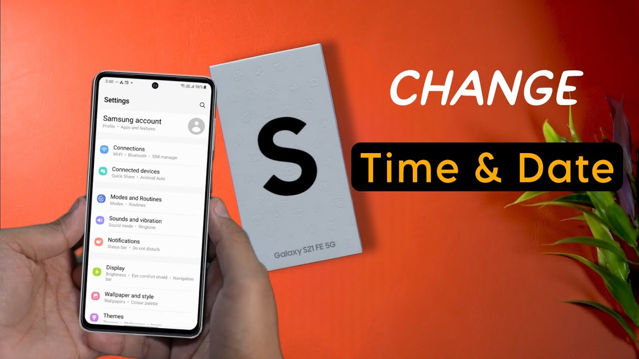 Samsung S21 FE 5G Time Format Change | How to Change Date & Time in Samsung Galaxy S21 FE