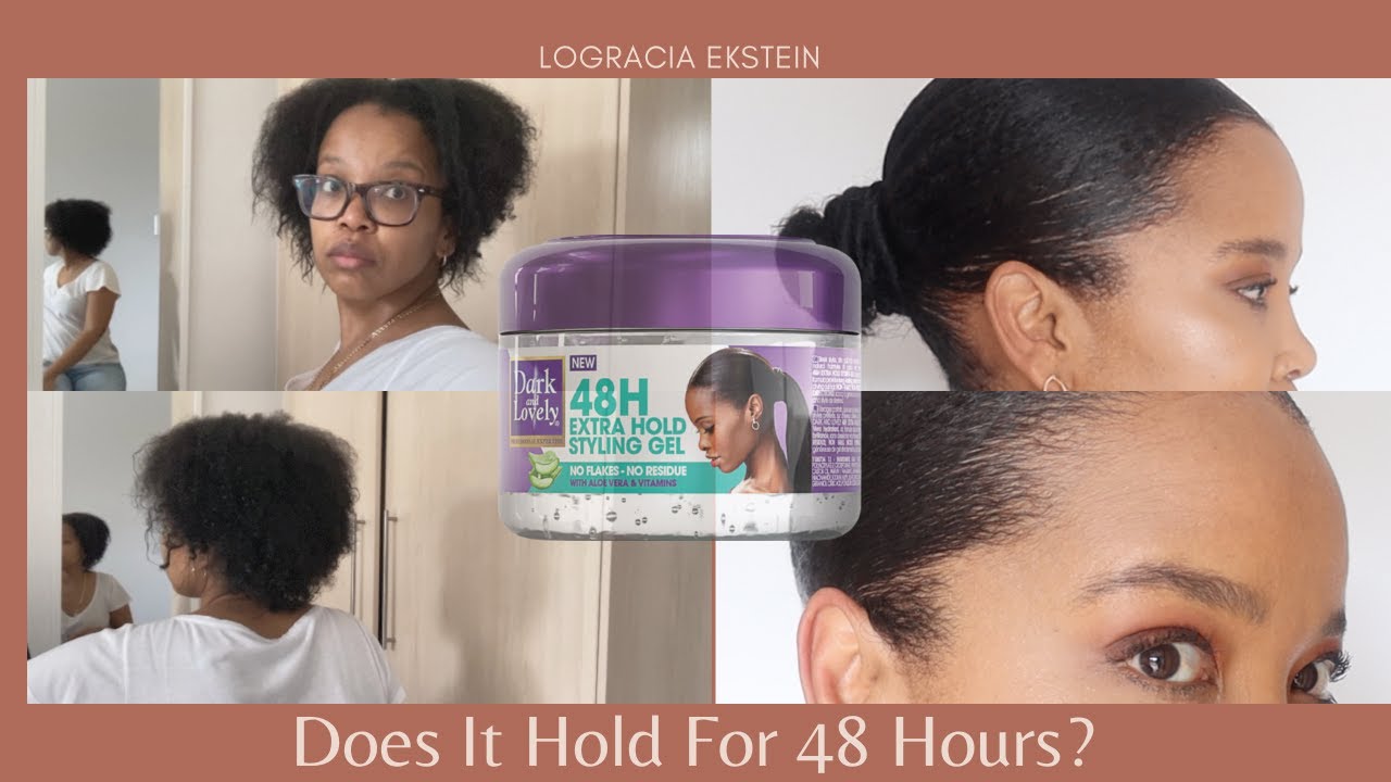 Review Dark & Lovely 48 Hour Extra Hold Styling Gel Logracia Ekstein