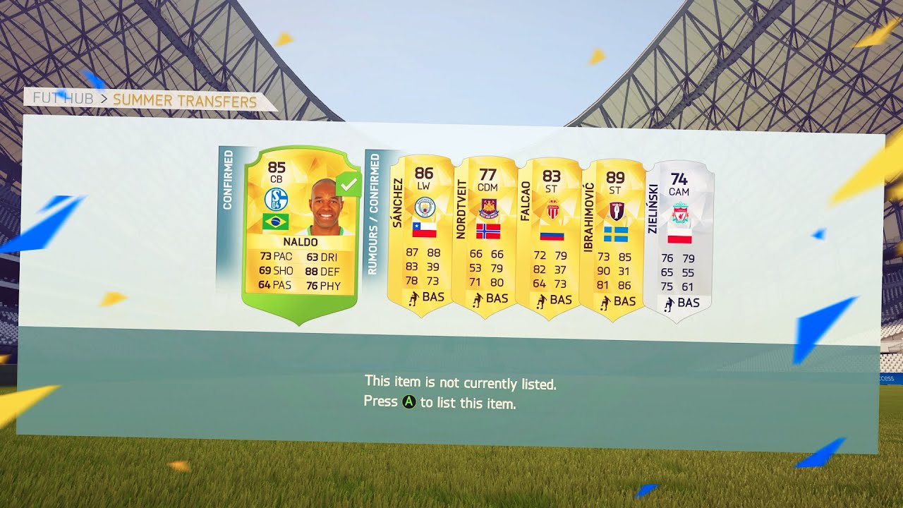 SUMMER TRANSFERS! - NALDO JOINS FC SCHALKE, WILSHERE, FALCAO & MORE! | FIFA 16 ULTIMATE TEAM