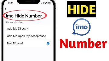 How to Hide Imo Number | Imo Profile Number Hide | Imo Phone Number Hide