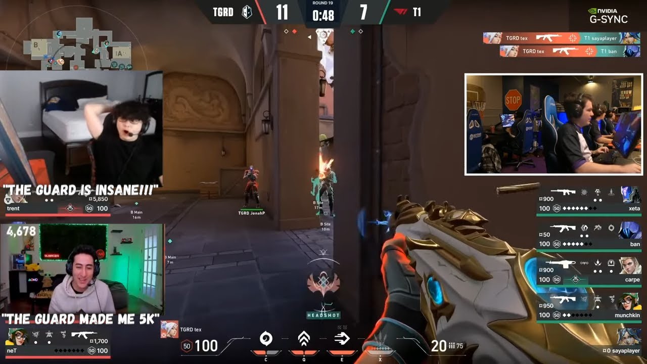 TSM Subroza & FaZe Shanks react to FINAL ROUND of T1 vs The Guard