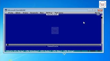 07 How to open a program in QBasic language