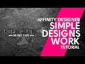 Affinity Designer Tutorial for Beginners - Simple & Strong Affinity Designer Logo Design
