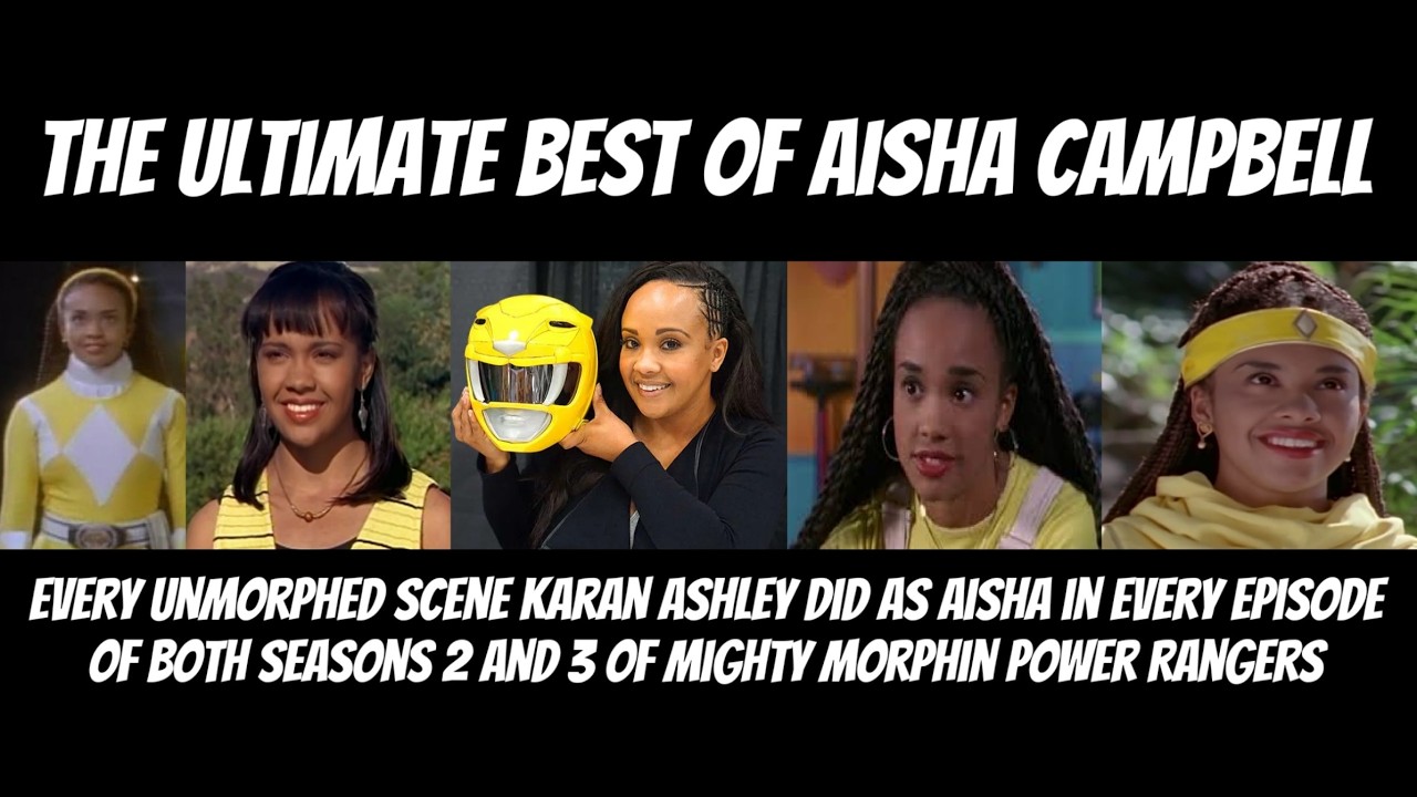 The Ultimate Best of Aisha Campbell EVERY scene Karan Ashley did in both seasons 2 and 3 of MMPR