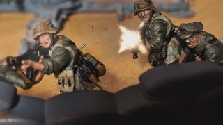 Bolt action in action mission 1 | Commandos attack | Army men stop motion