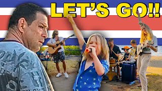 Video voorbeeld van "Family Band Takes To The Streets of Costa Rica!"