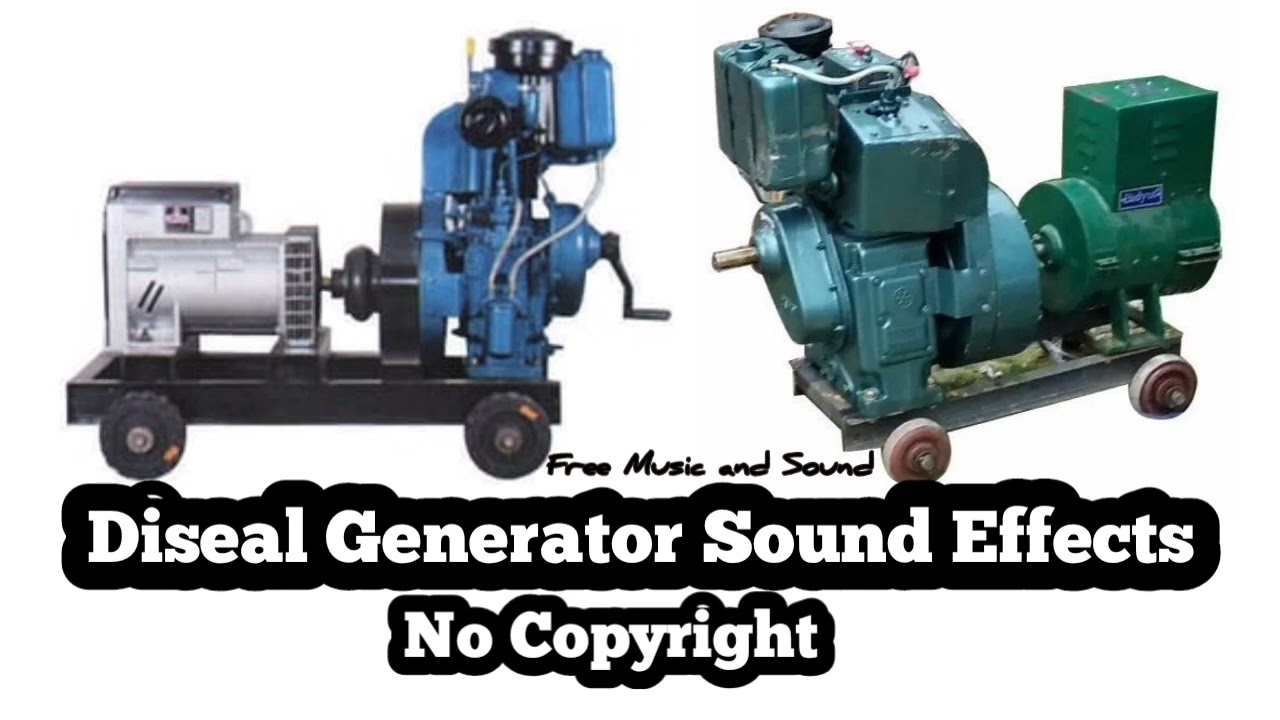 डीजल जेनरेटर साउंड  l Diesel Generator sound effect no copyright