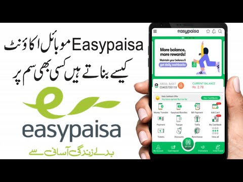 How to Make New Easypaisa Mobile Account | Easypaisa Mobile Account kaise banaye