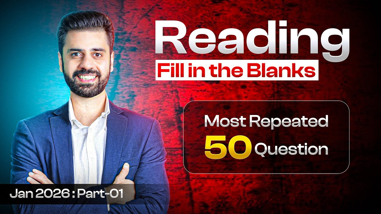 PTE Reading Fill in the Blanks | Real Exam Predictions January 2026 | VLE