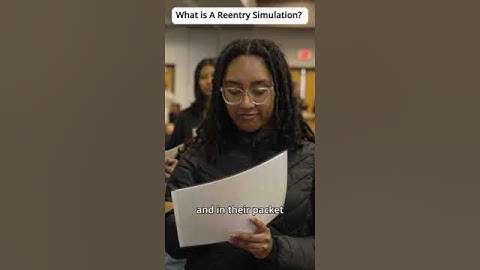 What Is A Reentry Simulation? Featuring Maranda Williams