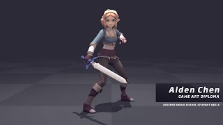 Alden Chen Showreel 2021 - Game Animation | 3dsense screenshot 2