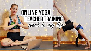 I&#39;M A CERTIFIED YOGA TEACHER 🧘🏽‍♀️🙏🏼😍🎉 a week in my life of online yoga teacher training 🧘🏽‍♀️