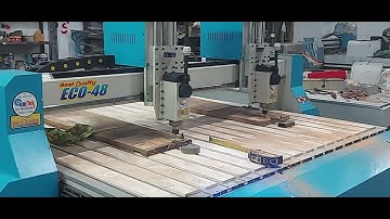 High speed cnc Router Double Head from UniTek hi-speed wood carving routers manufacturers