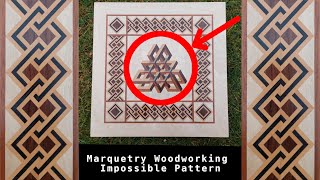 Marquetry Woodworking - Impossible Pattern