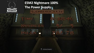 Quake 25th Anniversary Edition. E5M2 Nightmare 100% walkthrough with commentary