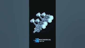 V8 Engine Pistons on A crankshaft #shots