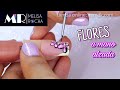 Uñas con diseño en Mano Alzada 💖pintura acrílica💖