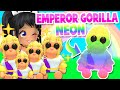 MAKING✨NEON EMPEROR GORILLA✨ in ADOPT ME (roblox)